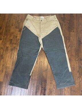 Columbia Briarshun Stout Hunting Brush Pants Mens 38 x 30 Canvas Tan